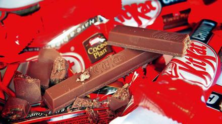 In Nestlés Kitkat-Schokoriegeln steckt Palmöl. Von welchen Plantagen es stammt, ist nicht immer klar.