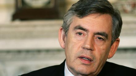Gordon Brown war von 2007 bis 2010 Premierminister von Großbritannien (Archivfoto von 2008).