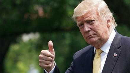 Darf optimistisch sein: Donald Trump