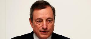 EZB-Präsident Mario Draghi bei der Konferenz in Vilnius. 