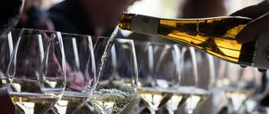 Hauptsache gut gekühlt. Was wäre ein Hoffest ohne prickelnden Genuss?