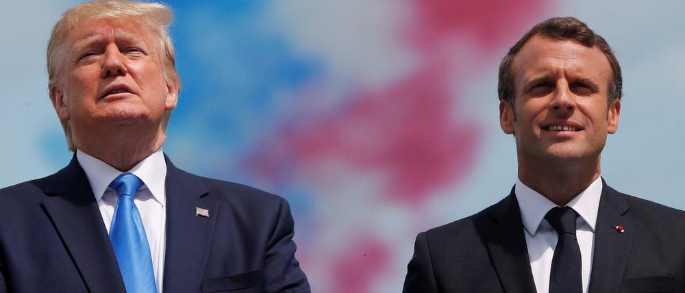 Auf Distanz. Das Verhältnis zwischen Trump (l.) und Macron ist abgekühlt.