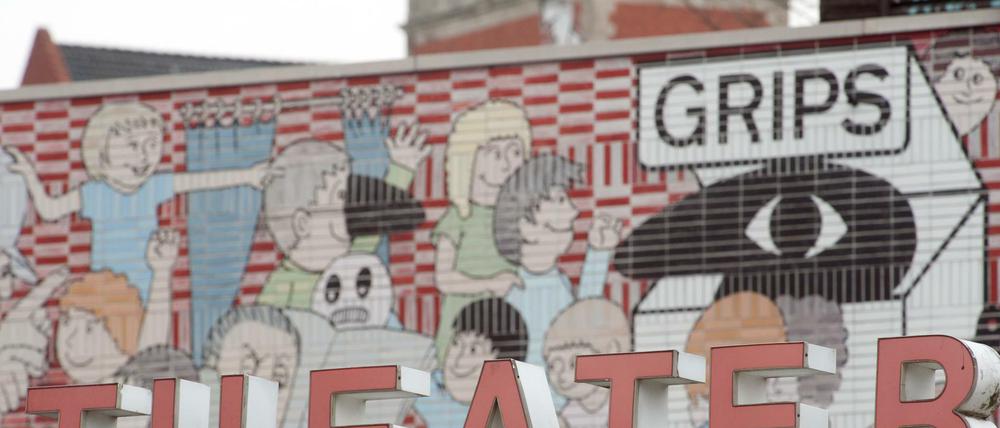 Die Fassade des Grips-Theaters