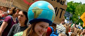 Berliner Schülerinnen und Schüler auf einer "Fridays for Future"-Demonstration.
