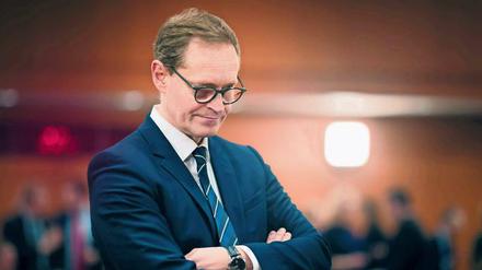 In Zugzwang. Berlins Regierender Bürgermeister Michael Müller.