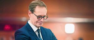 In Zugzwang. Berlins Regierender Bürgermeister Michael Müller.