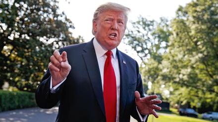 Der Präsident der USA Donald Trump.