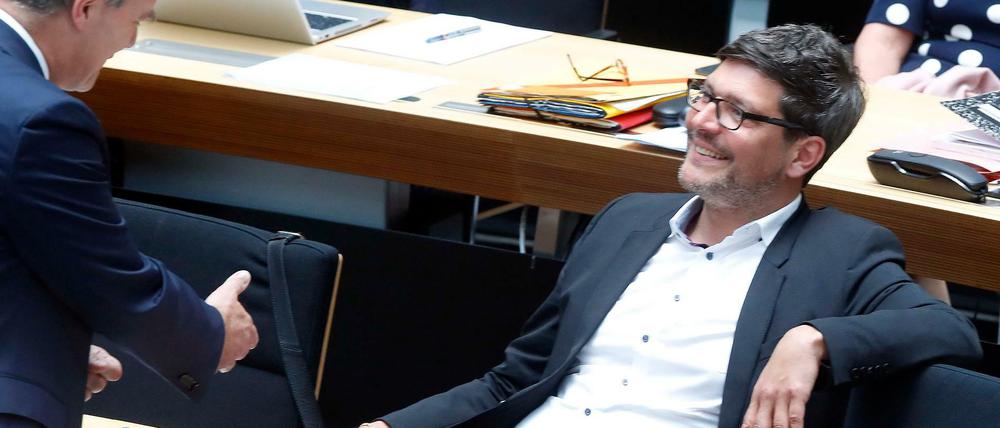 Dirk Behrendt (Die Grünen) fehlte heute unentschuldigt im Parlament.