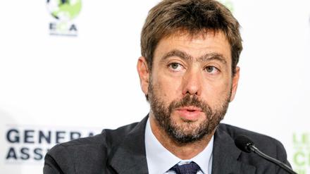 Gegenwehr. Andreas Agnelli, Vorsitzender der European Club Association (ECA), muss sich widersetzen.