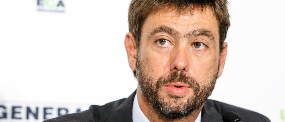 Gegenwehr. Andreas Agnelli, Vorsitzender der European Club Association (ECA), muss sich widersetzen.