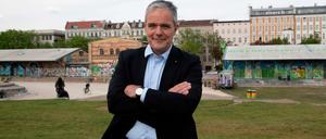 Nicht zufrieden mit dem Zustand der Stadt: CDU-Fraktionschef Burkard Dregger im Görlitzer Park.