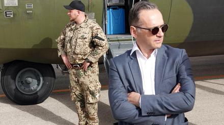 Heiko Maas besuchte auch die in Jordanien stationierten deutschen Soldaten.