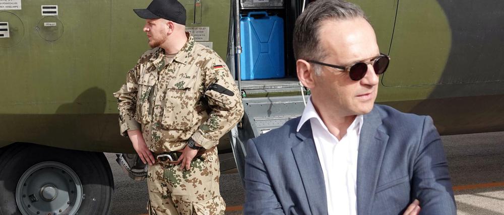 Heiko Maas besuchte auch die in Jordanien stationierten deutschen Soldaten.