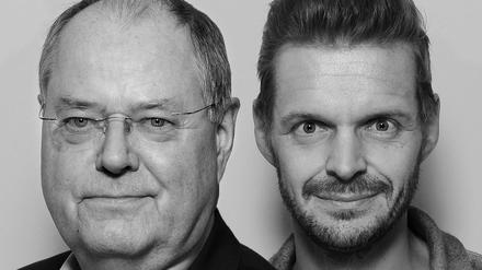 Peer Steinbrück (SPD), Ex-Finanzminister und Ex-Kanzlerkandidat, geht wieder mit dem Kabarettisten Florian Schroeder auf Tournee.