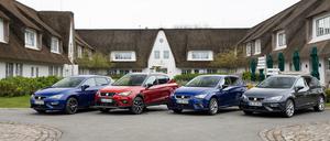 Umweltfreundliche Technik unter der Karosserie: Seat Ibiza, Arona und Leon.