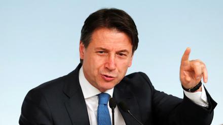 Italiens Premier Giuseppe Conte am 11. Juni in Rom.