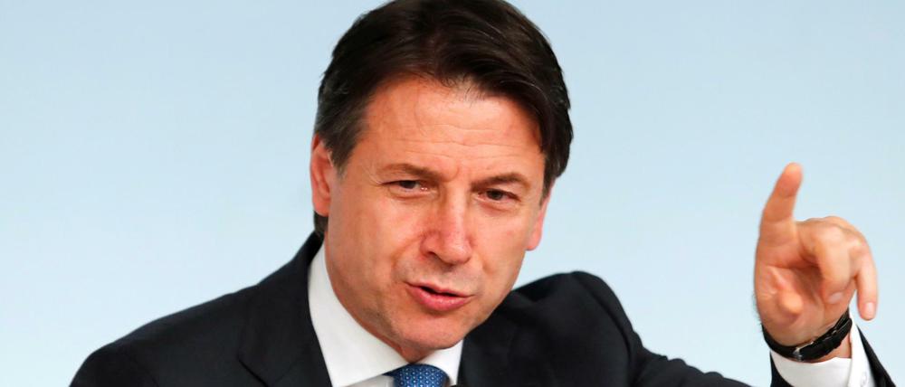 Italiens Premier Giuseppe Conte am 11. Juni in Rom.