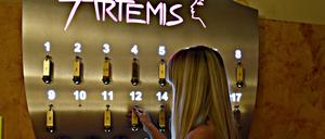 Eine Sexarbeiterin im Berliner Club Artemis.