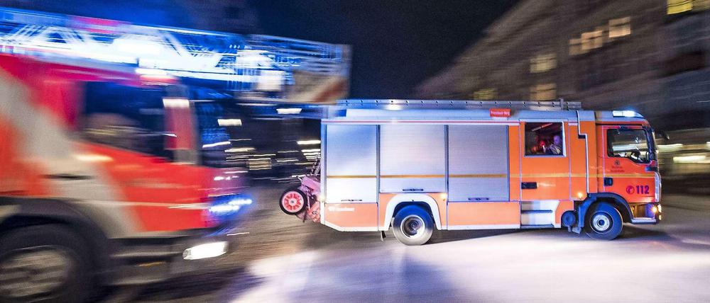 Die Feuerwehr im Einsatz. Symbolbild. 