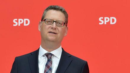 Will die SPD nur bis zum 1. Oktober kommissarisch führen: Thorsten Schäfer-Gümbel am 3. Juni im Willy-Brandt-Haus.