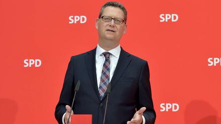 Thorsten Schäfer-Gümbel führt die SPD kommissarisch gemeinsam mit Manuela Schwesig und Malu Dreyer.