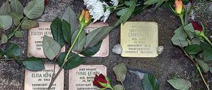 Deportiert und ermordet. So sahen die gestohlenen Stolpersteine aus.