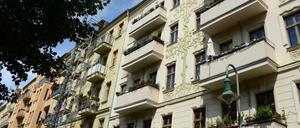 Altbauten in Berlin-Friedrichshain.