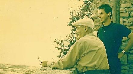 Nachbereitung zum Heraklit-Seminar. Martin Heidegger und Giorgio Agamben 1966 in Thouzon, Département Vaucluse. 