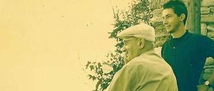 Nachbereitung zum Heraklit-Seminar. Martin Heidegger und Giorgio Agamben 1966 in Thouzon, Département Vaucluse.