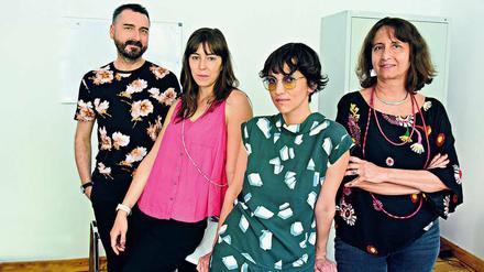 Lateinamerika im Blick. Agustín Pérez Rubio, Renata Cervetto, María Berríos und Lisette Lagnado (v.l.) stammen aus Spanien, Brasilien und Argentinien.