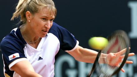 Das war ihr Ding. Steffi Graf bei ihrem letzten Turnier von Berlin im Mai 1999.