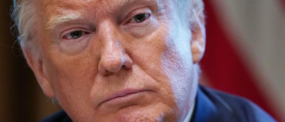 „Sie machen das alle.“ US-Präsident Donald Trump regt mit seinen Bemerkungen öfter auf als an.