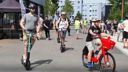 Auf der Teststrecke des Urban Mobility Days