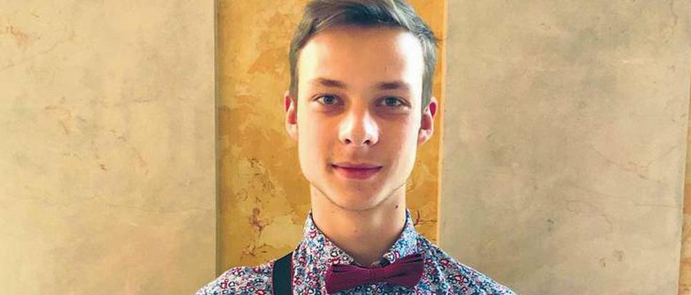 Autodidakt. Der 18-jährige Jonas Becker fotografiert leidenschaftlich gern.