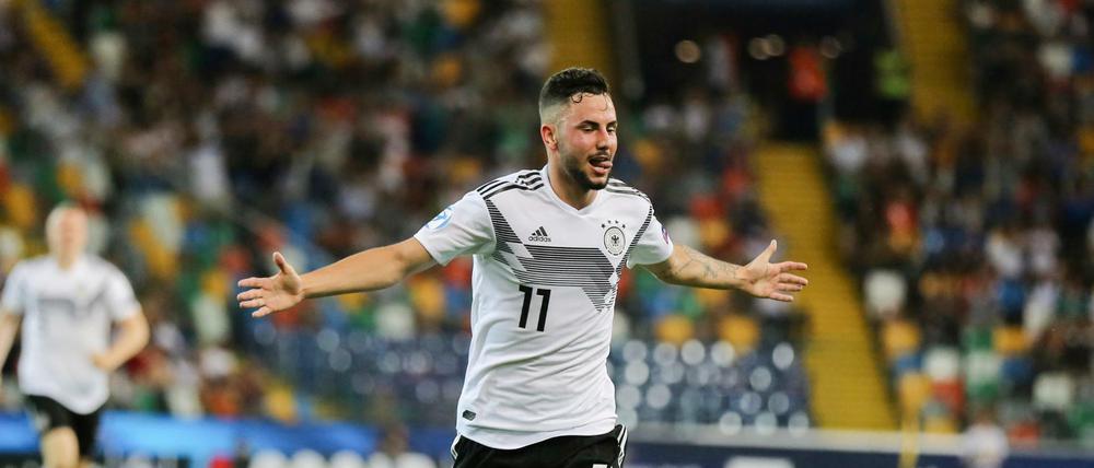Marco Richter war an allen drei Toren beteiligt. 