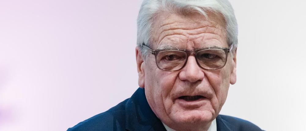 Altbundespräsident Joachim Gauck