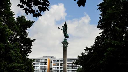 Der Mehringplatz in Berlin-Kreuzberg 