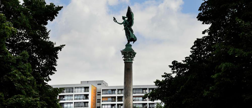 Der Mehringplatz in Berlin-Kreuzberg 