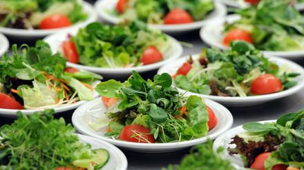 Mehr Salat wagen.