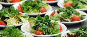 Mehr Salat wagen.