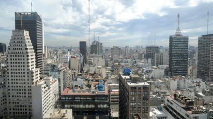 Blick auf die argentinische Hauptstadt Buenos Aires.