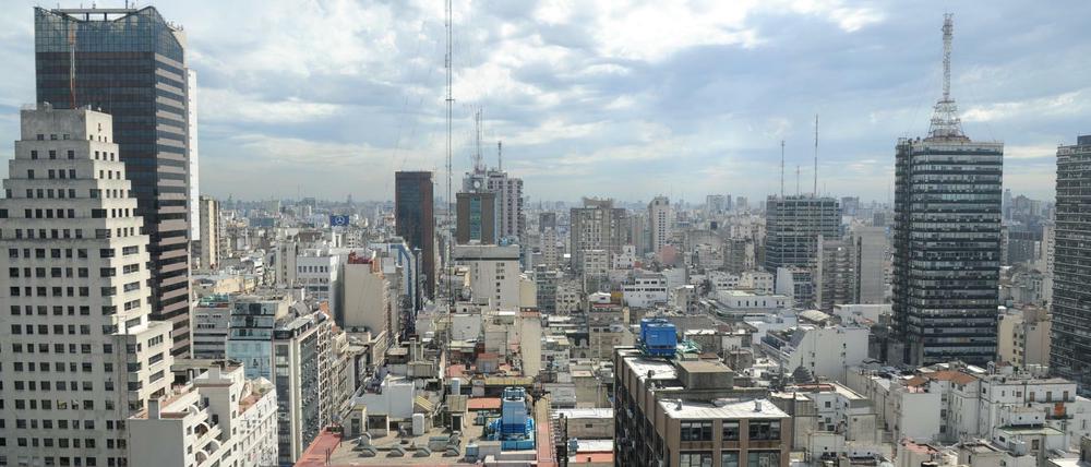 Blick auf die argentinische Hauptstadt Buenos Aires.