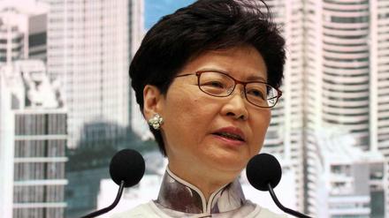 Hongkongs Regierungschefin Carrie Lam.