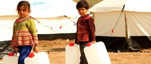 Auch sie zählen mit: Kinder in einem von der UN betreuten Flüchtlingscamp für syrische Bürgerkriegsflüchtlinge im Nordirak.