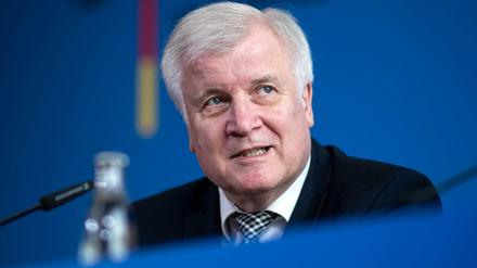 Innenminister Horst Seehofer bei der Pressekonferenz