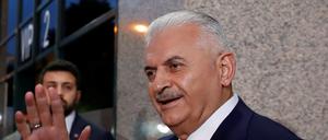 Binali Yildirim (AKP) am Sonntag in Istanbul.