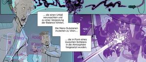 Umkämpfte Ressourcen: Eine Seite aus dem ersten Band von „Radius“.