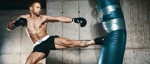 Gut im Tritt. Kickboxer Sebastian Preuss. 