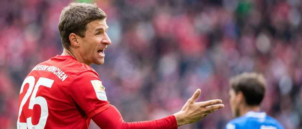 Unzufrieden: Thomas Müller spielte beim FC Bayern in dieser Saison noch keine große Rolle.