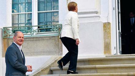 Bald wieder aufwärts? Olaf Scholz (SPD) hofft auf ein Ende des Handelsstreits zwischen China und den USA. 
